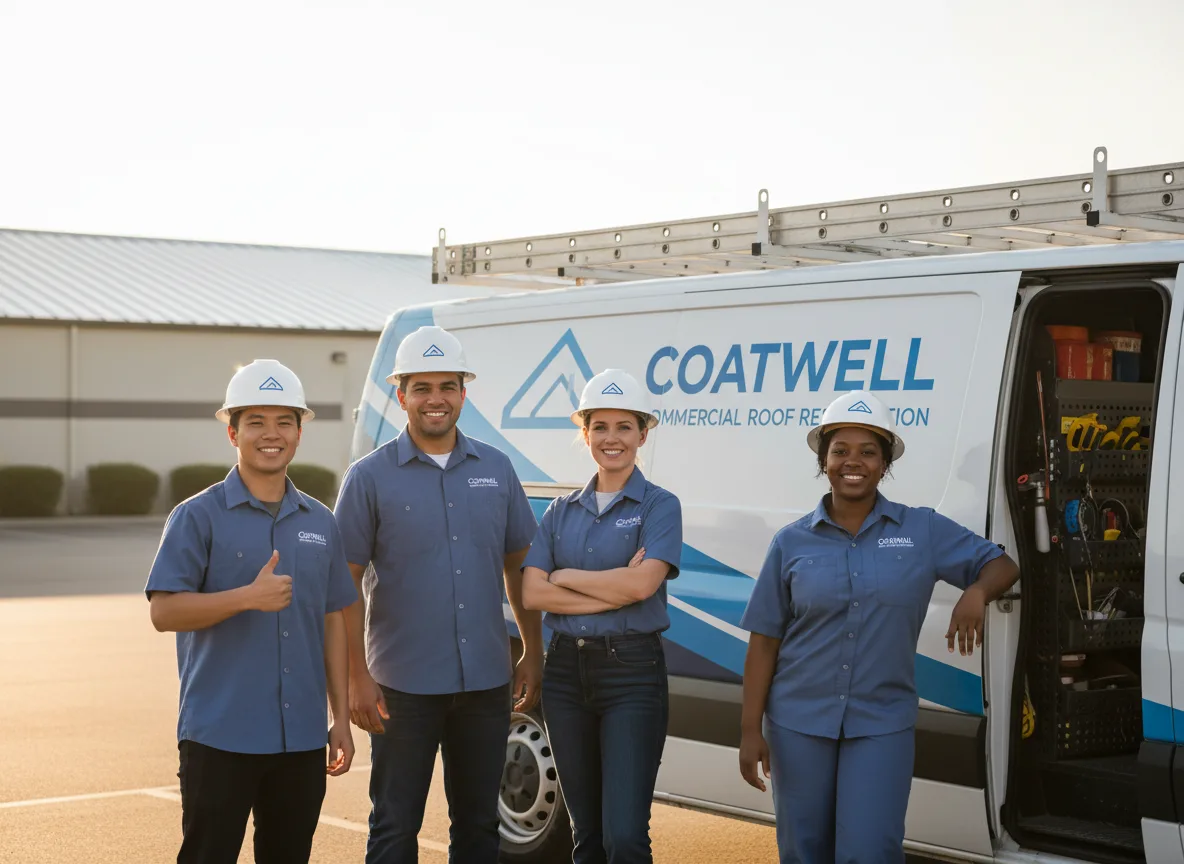 Commercial roof coating company in Hanna City, IL